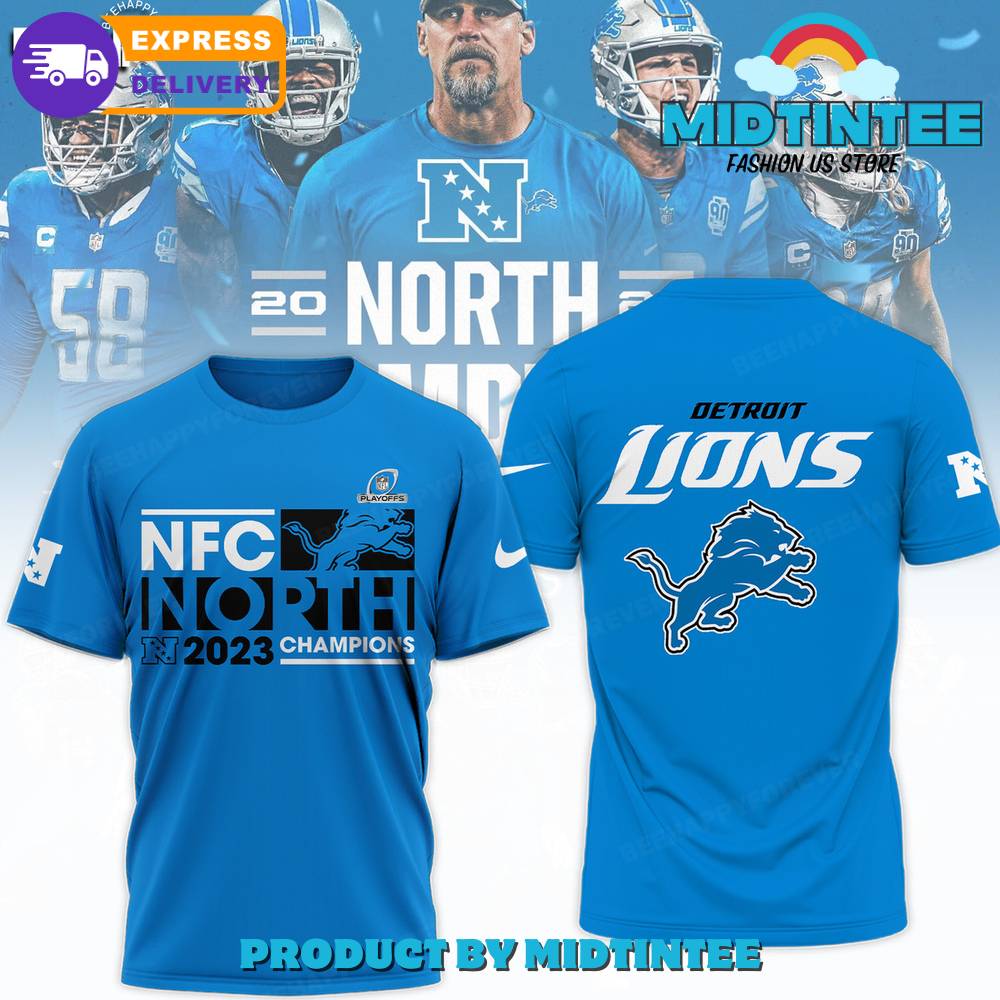 Detroit Lions 2024 NFC North Division Champions Shirt
