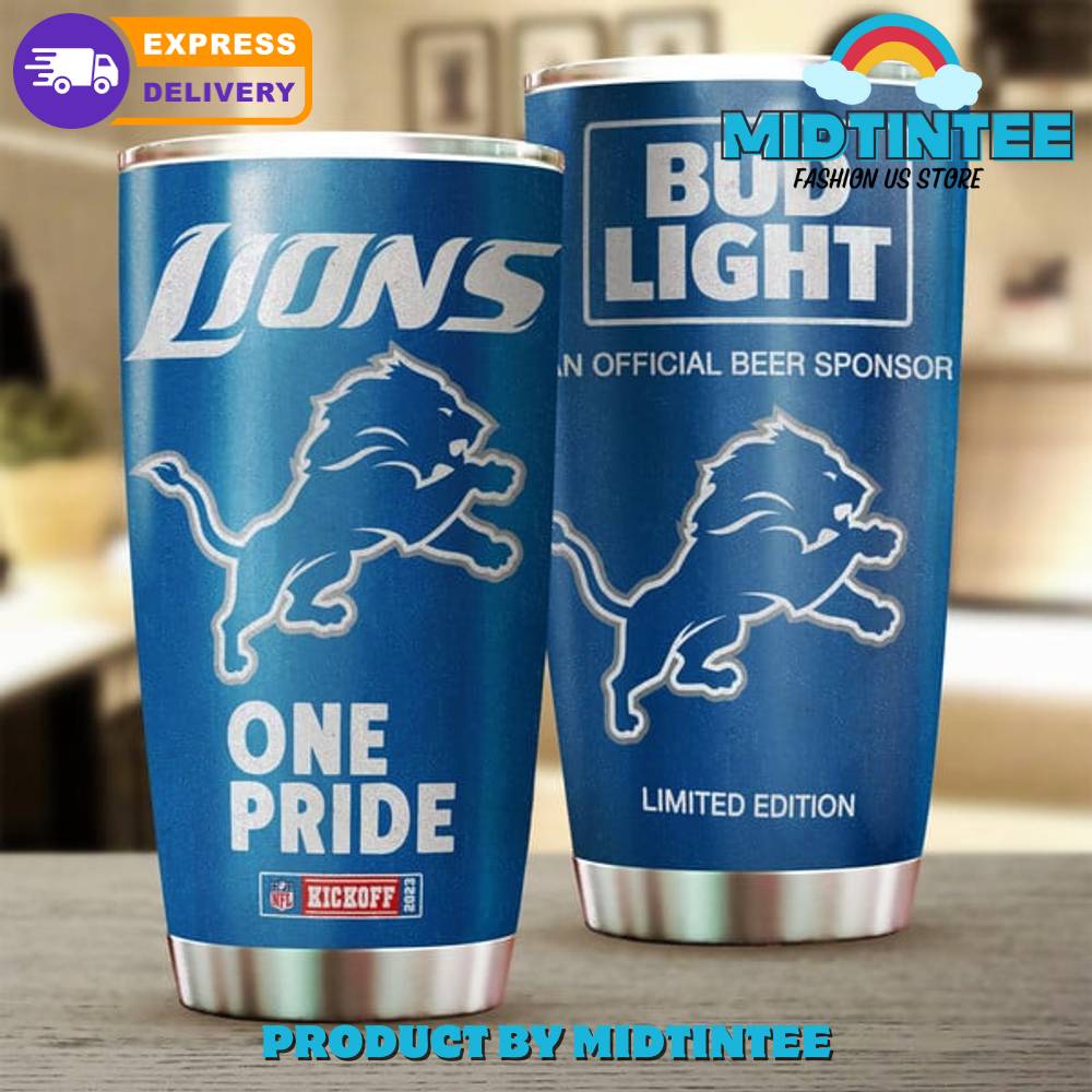 Detroit Lions Bud Light One Pride Tumbler