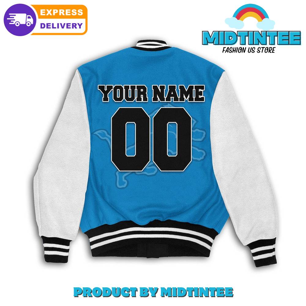 Detroit Lions I Love My By Rugby Player Baseball Jacket