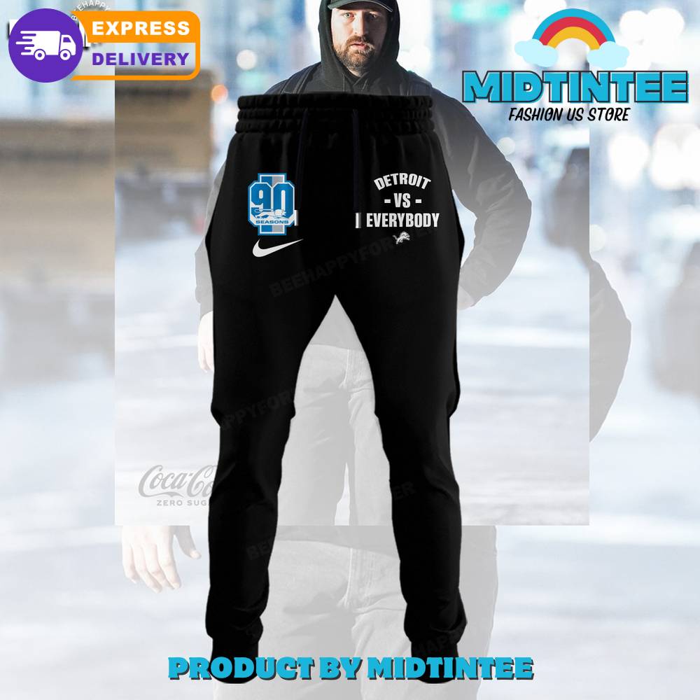 Detroit Vs Everybody Combo Hoodie, Pants, Cap