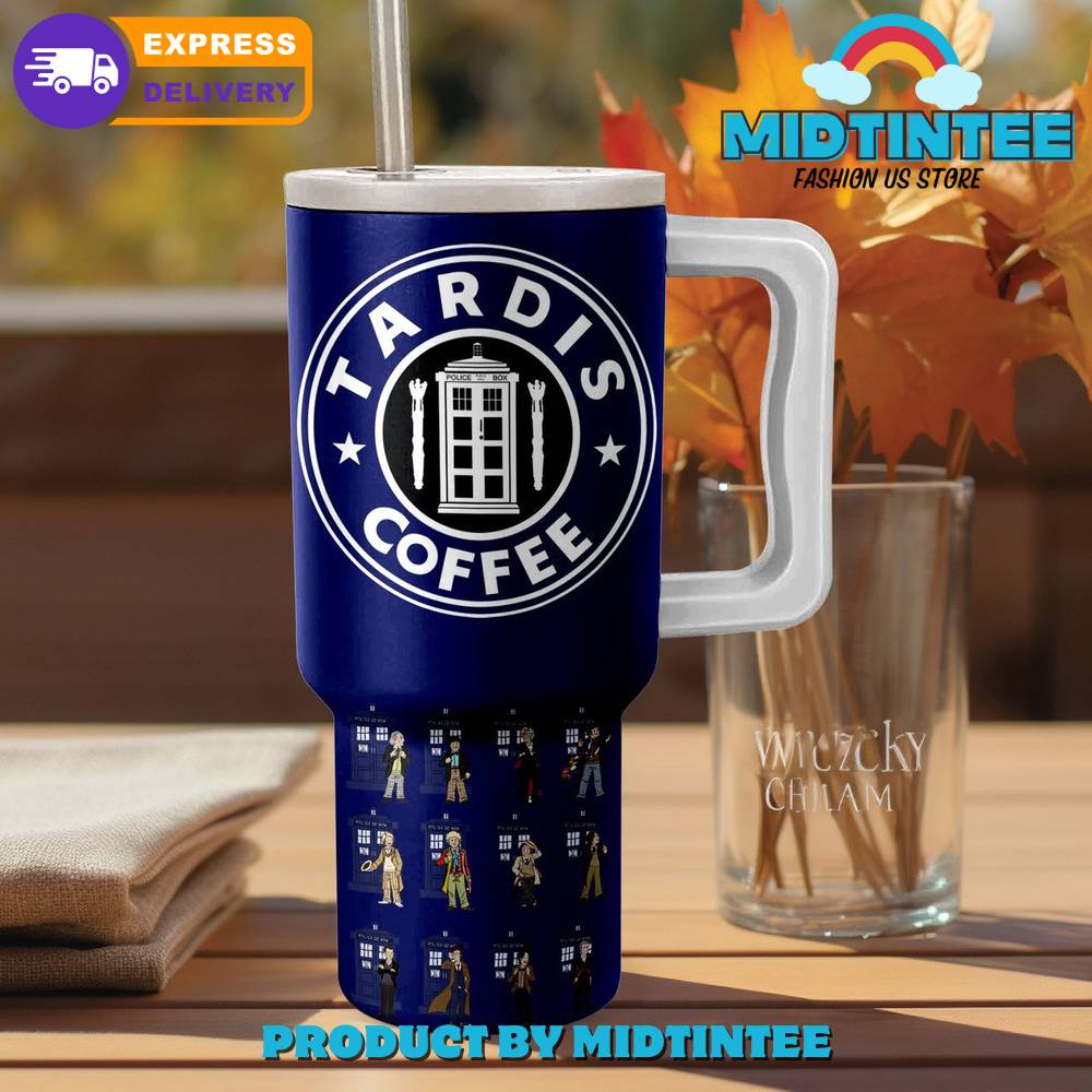 Doctor Who Tardis Coffee Stanley Tumbler