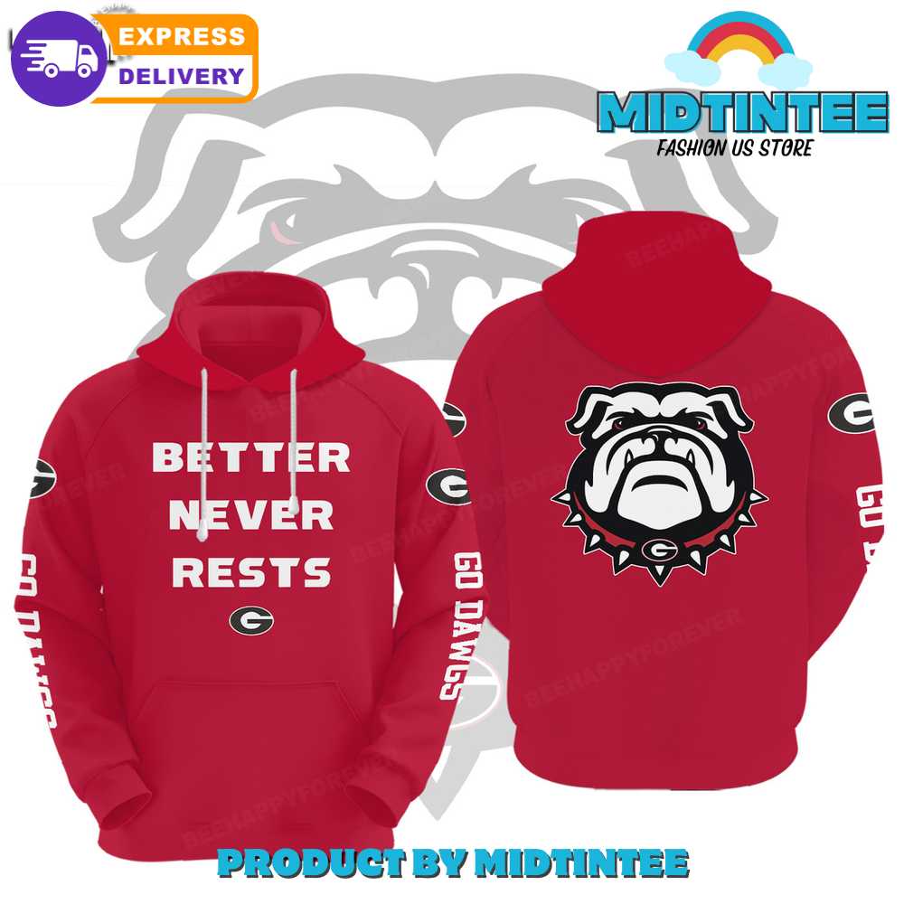 Red georgia 2024 hoodie