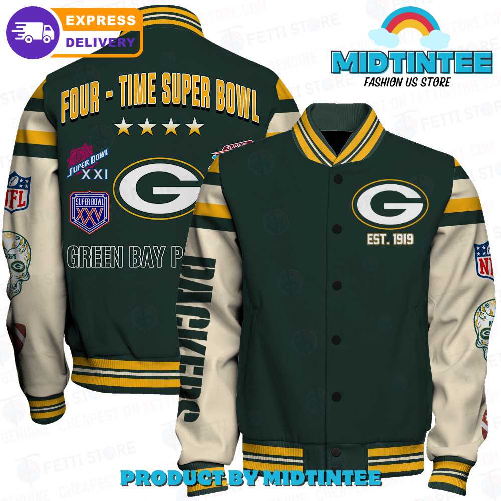 Green Bay Packers National Football League Champions Varsity Jacket