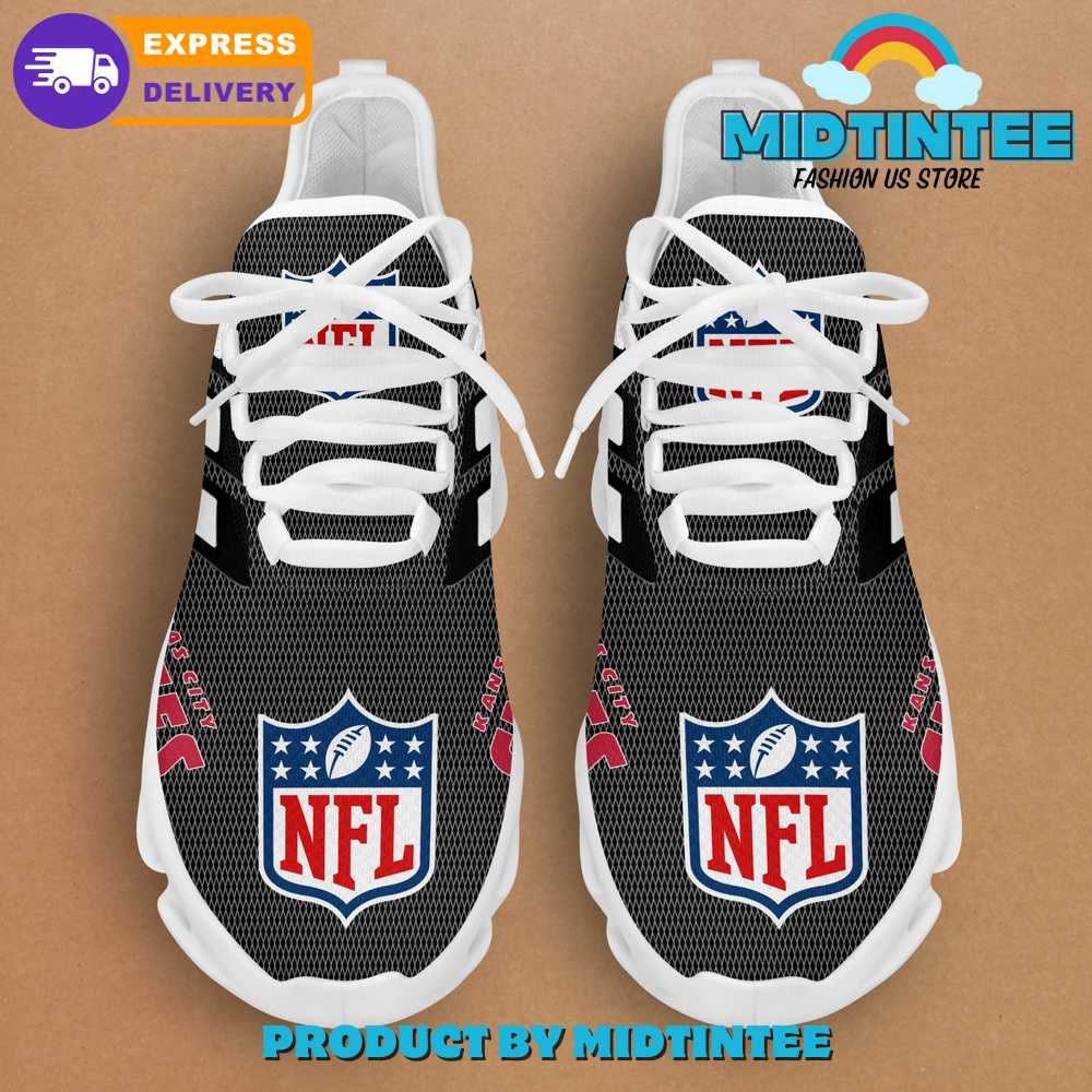 Kansas City Chiefs NFL Black Max Soul Shoes