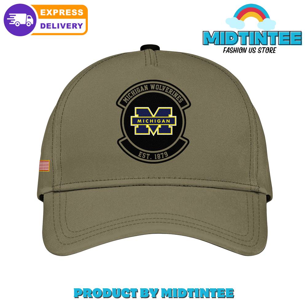 Michigan Wolverines NCAA Army Hoodie, Cap, Pants