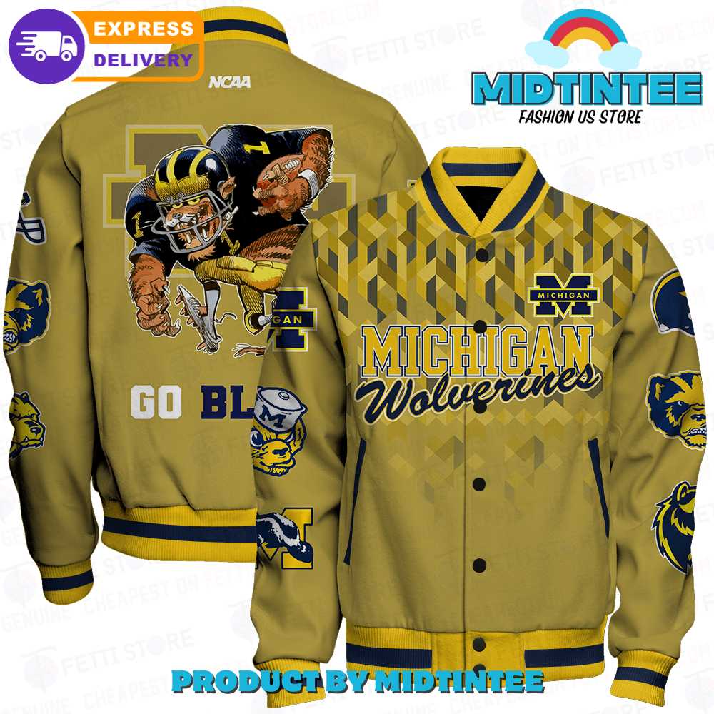 Michigan Wolverines NCAA Division Football Varsity Jacket