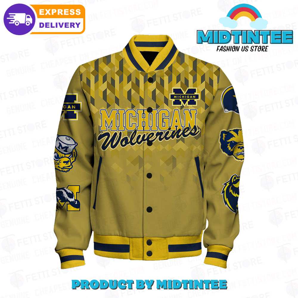 Michigan Wolverines NCAA Division Football Varsity Jacket
