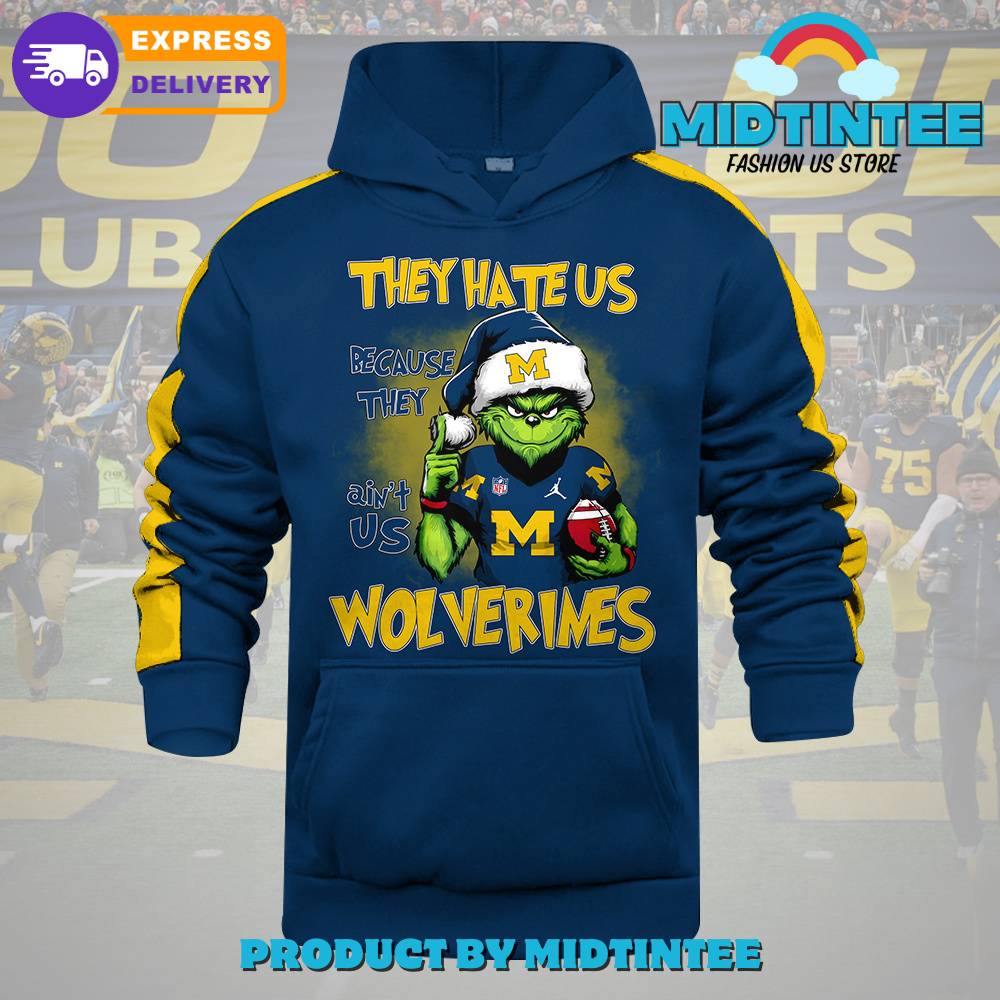 Michigan Wolverines NCAA x The Grinch Hoodie, Pants