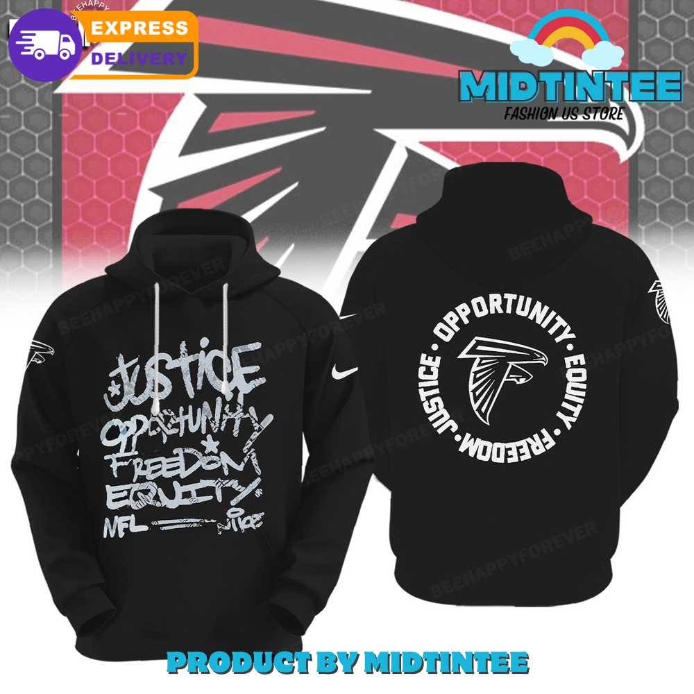 NFL Atlanta Falcons Justice Opportunity Equity Freedom Hoodie