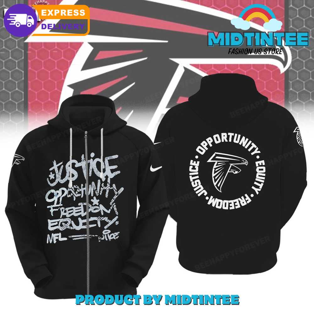 NFL Atlanta Falcons Justice Opportunity Equity Freedom Hoodie