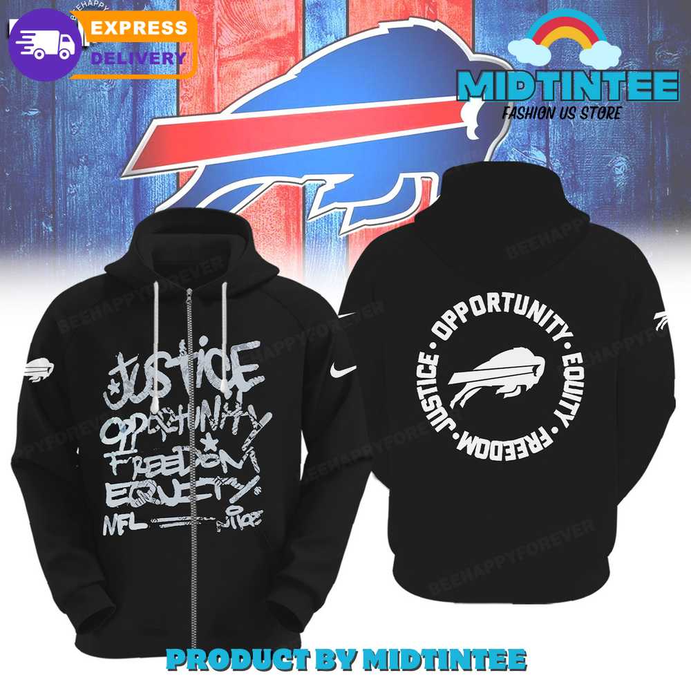 NFL Buffalo Bills Justice Opportunity Equity Freedom Hoodie