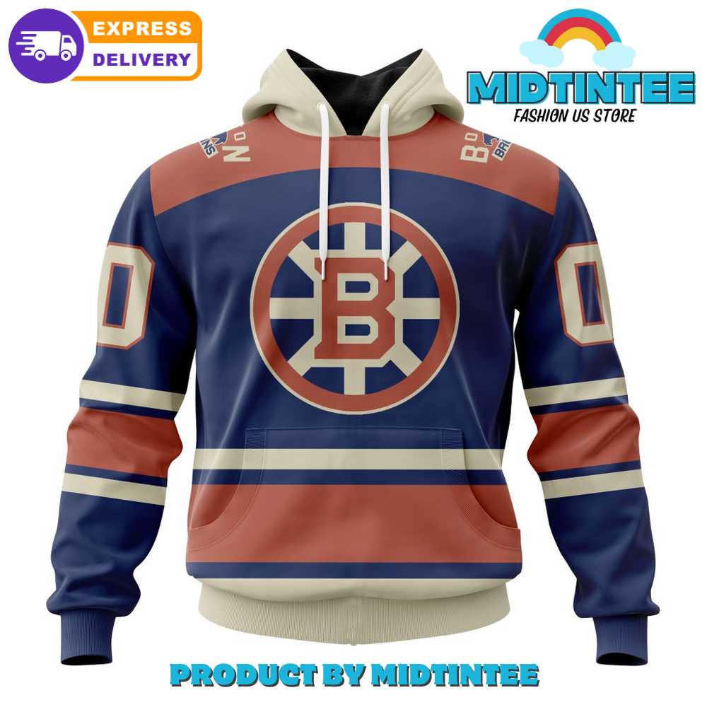 NHL Boston Bruins Special City Connect Design Hoodie