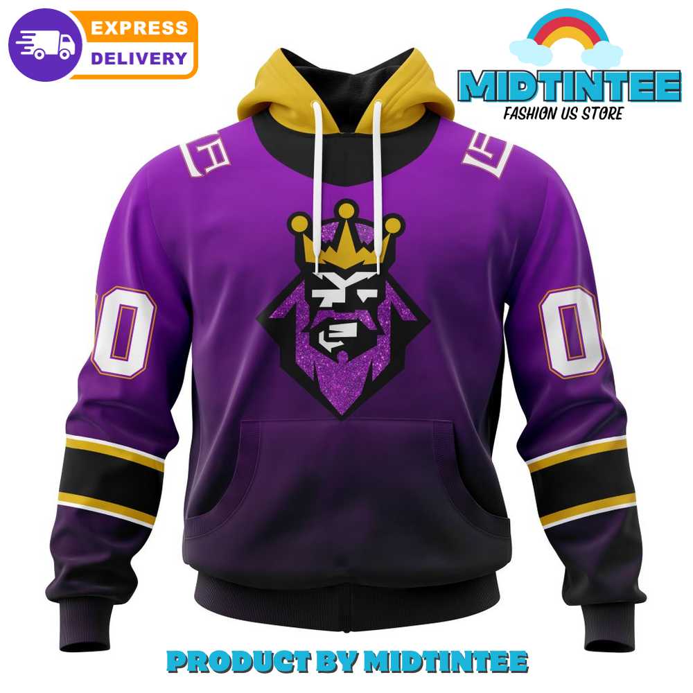 NHL Los Angeles Kings Special Retro Gradient Hoodie Midtintee