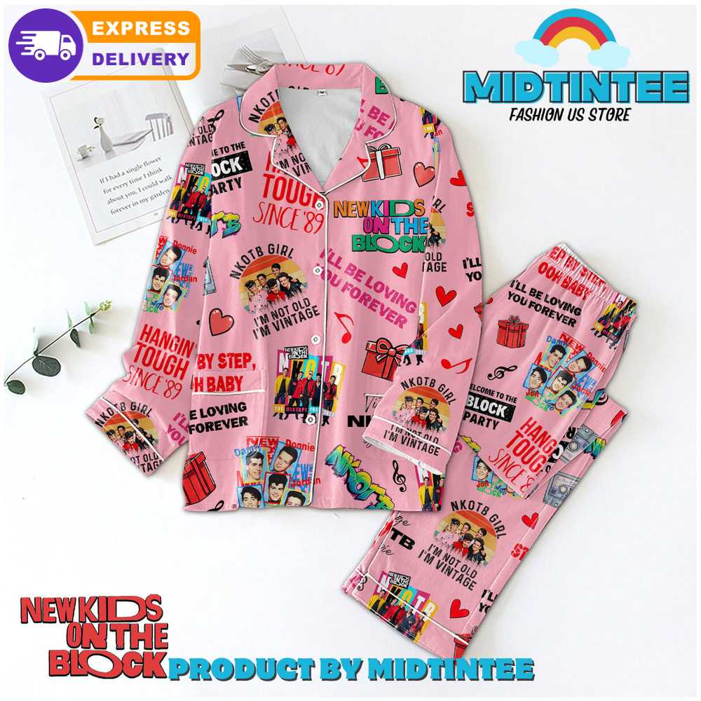 New Kid On The Block Pajamas Set