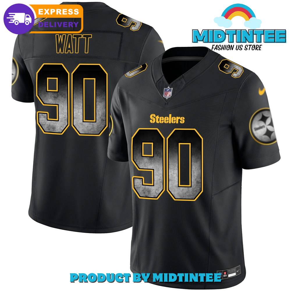 Steelers black clearance on black jersey