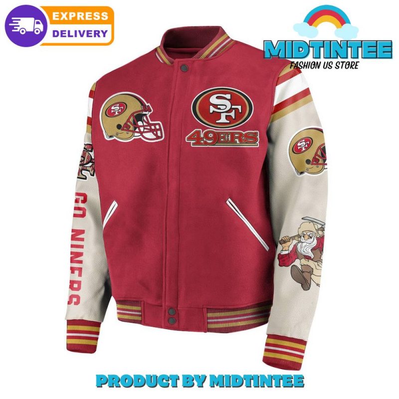 San Francisco 49ers Faithful To The Bay Bomber Jacket - Midtintee