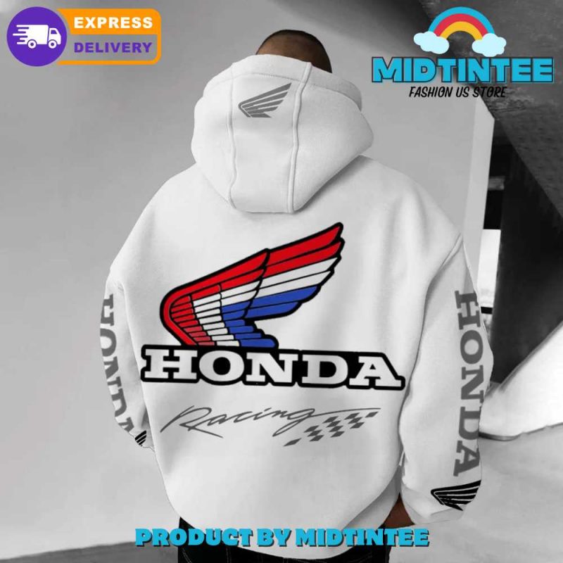 Unisex Oversized Honda Racing Casual Hoodie - Midtintee