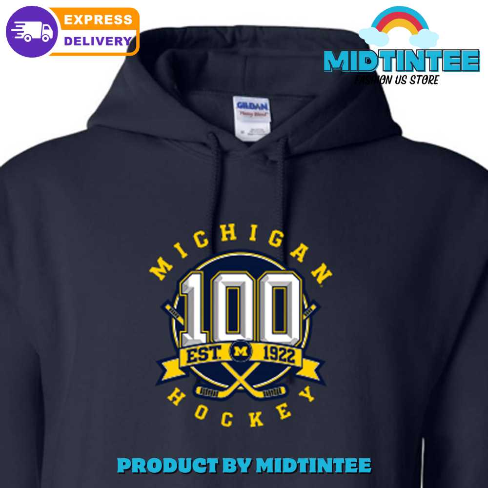 Michigan 2024 hockey hoodie