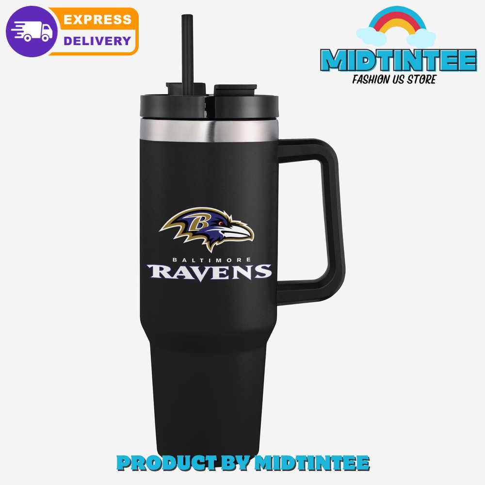 Baltimore Ravens NFL Football Team 40 oz Stanley Tumbler