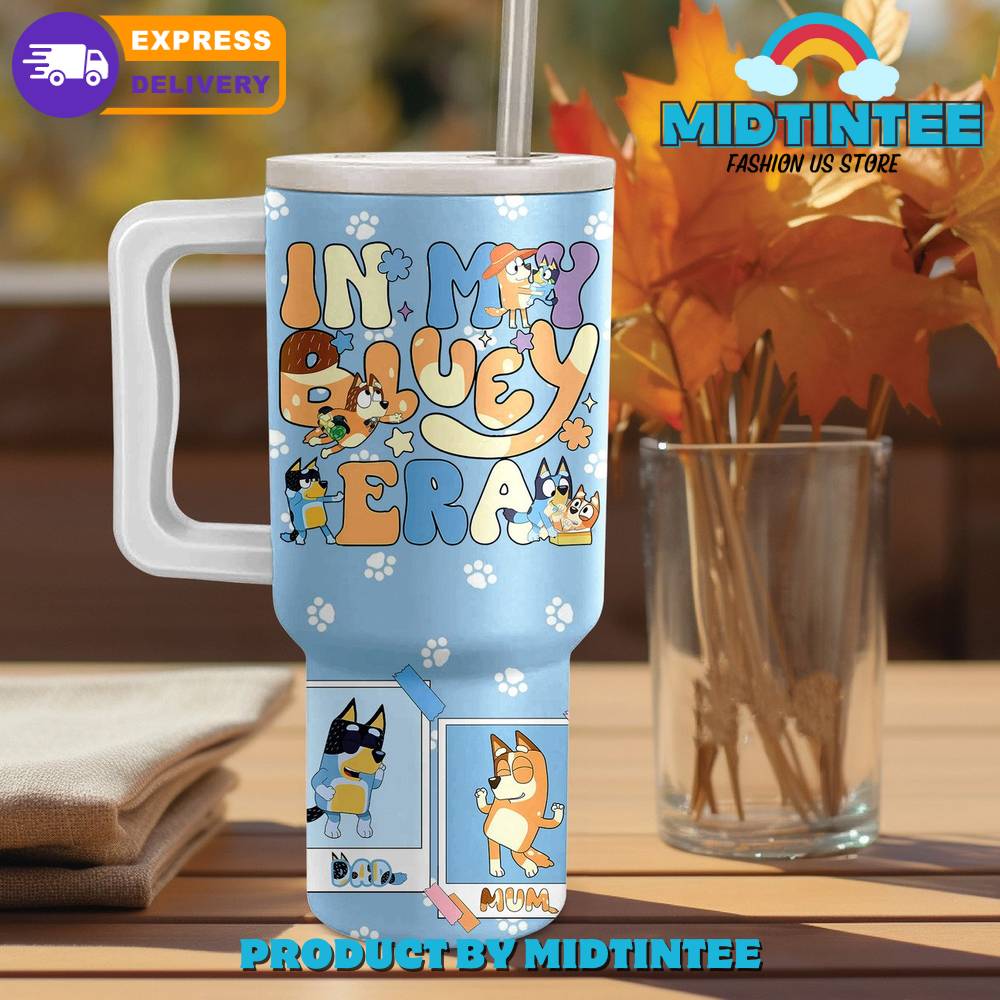 Bluey The Heeler Family 40 oz Stanley Tumbler