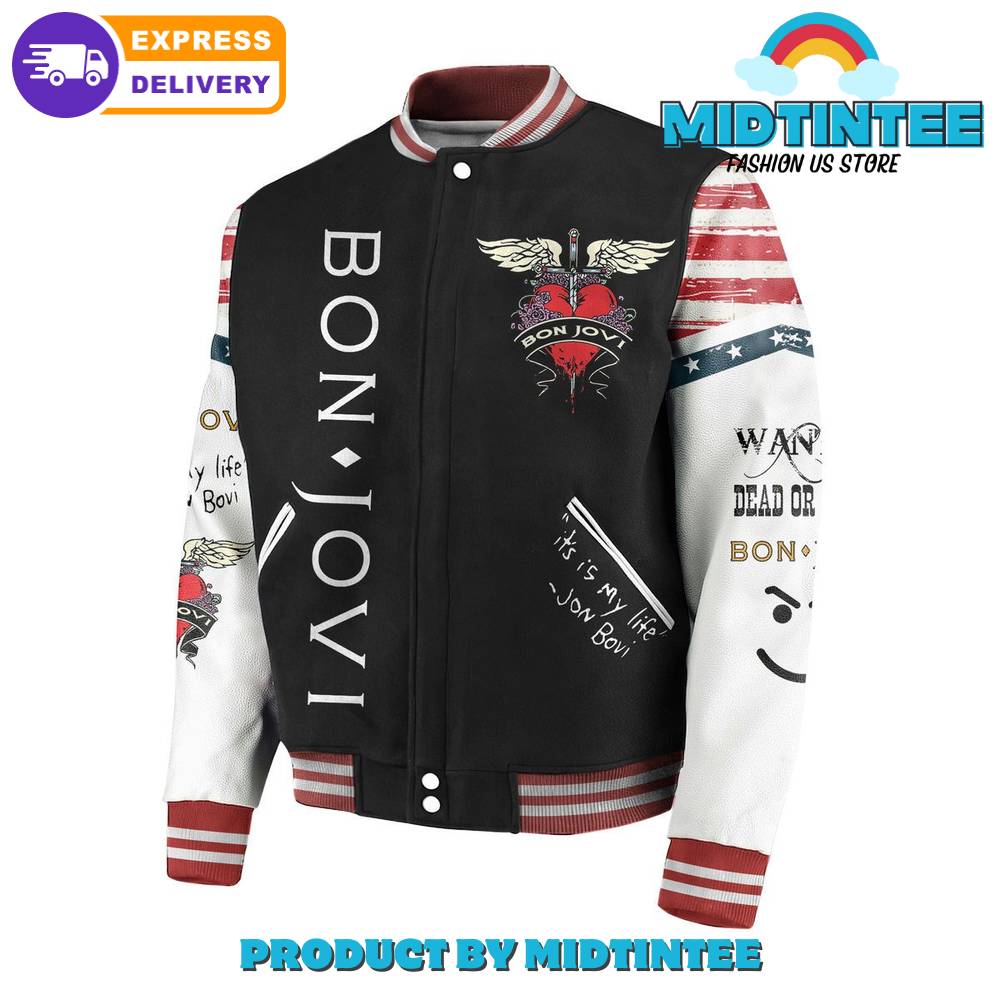 Bon Jovi You Gotta Stand Up Baseball Jacket