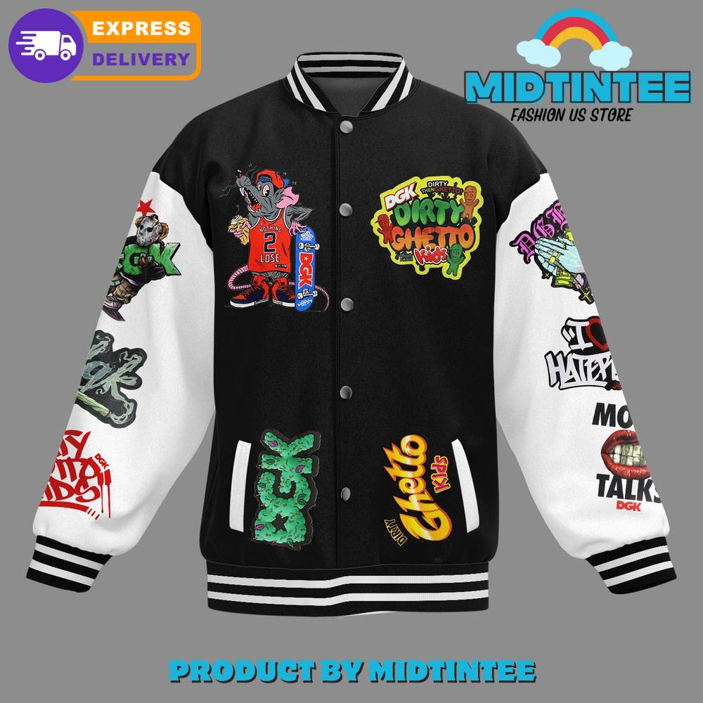 Dirty Chetto Kids My Haters Are My Motivators Baseball Jacket