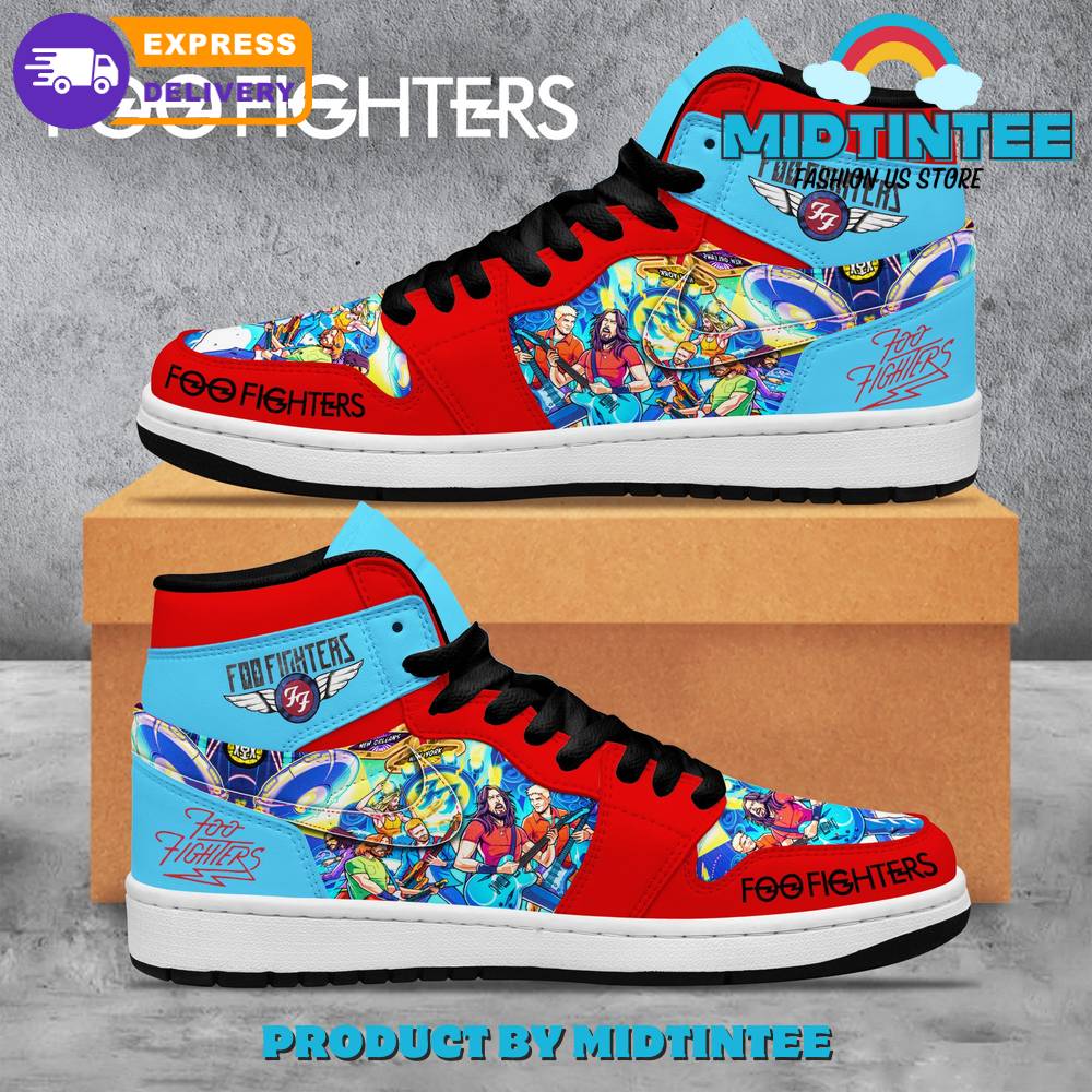 Foo Fighters American Rock Band Nike Air Jordan 1