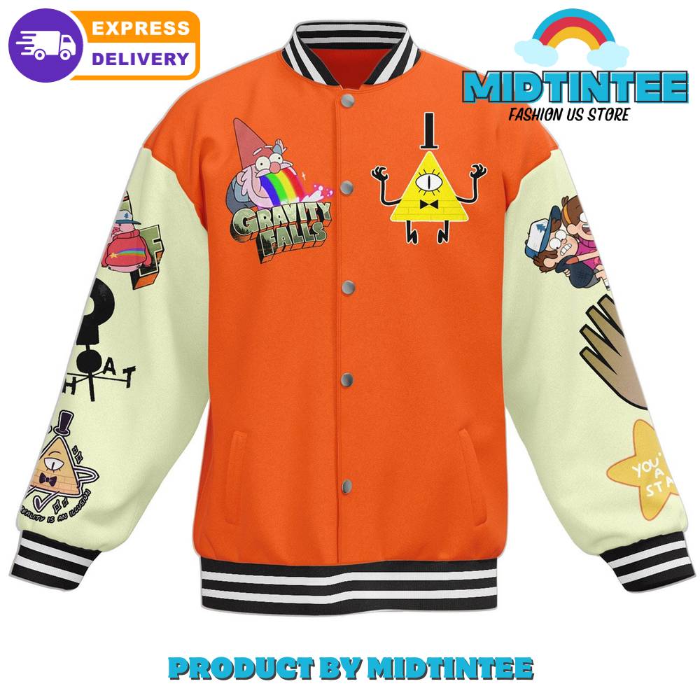 Gravity Falls Remember Trust No One Baseball Jacket
