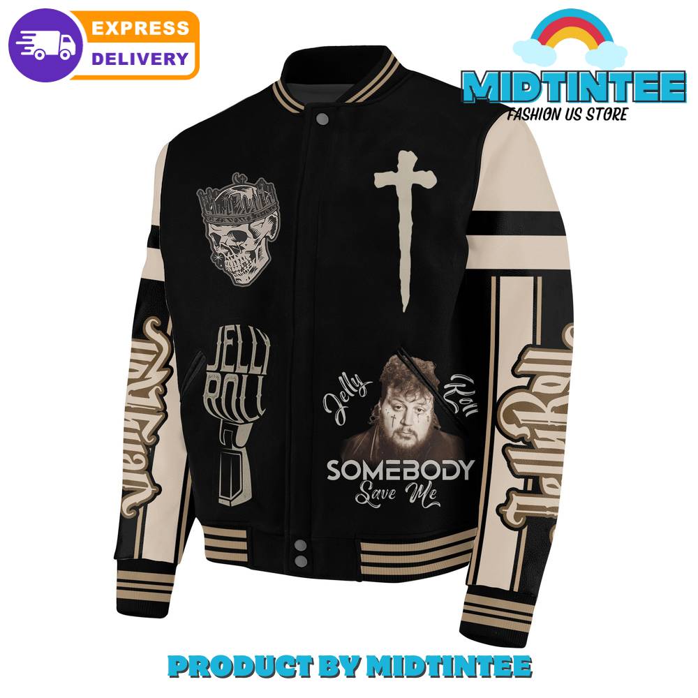 Jelly Roll The Lost Somebody Save Me Baseball Jacket