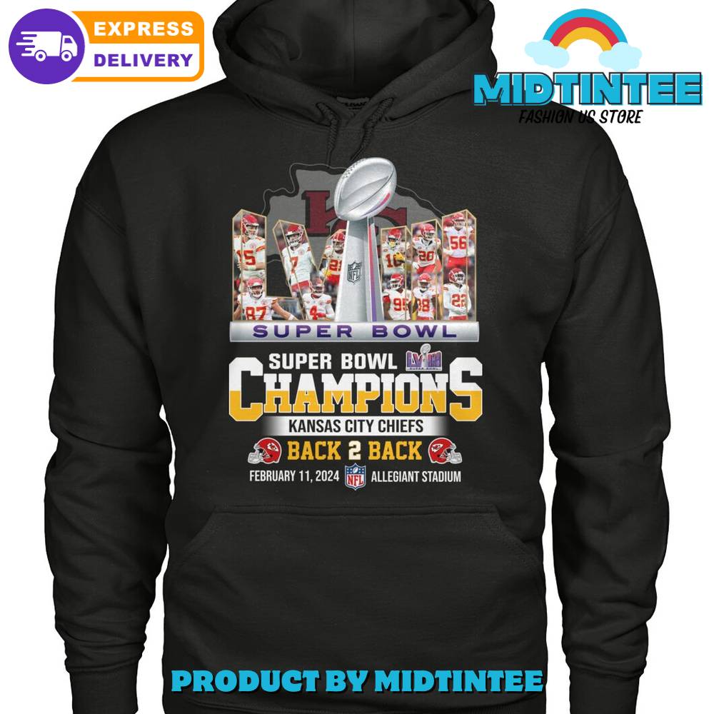 Kansas City Chiefs LVIII Super Bowl 2024 Champions Hoodie Sweatshirt