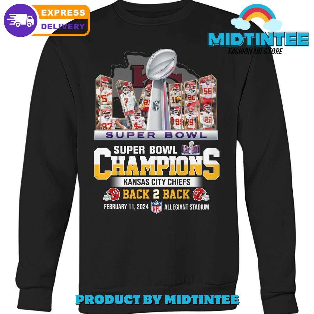 Kansas City Chiefs LVIII Super Bowl 2024 Champions Hoodie Sweatshirt