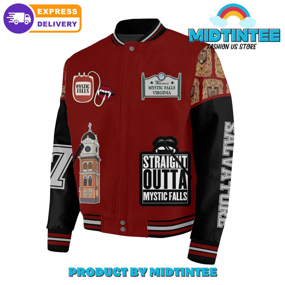 Mystic Falls Timberwolves Customized Baseball Jacket