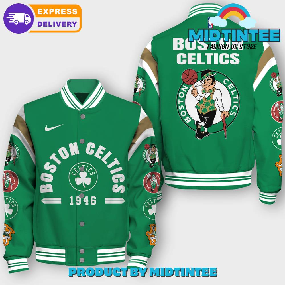 Boston celtics hot sale jacket nike