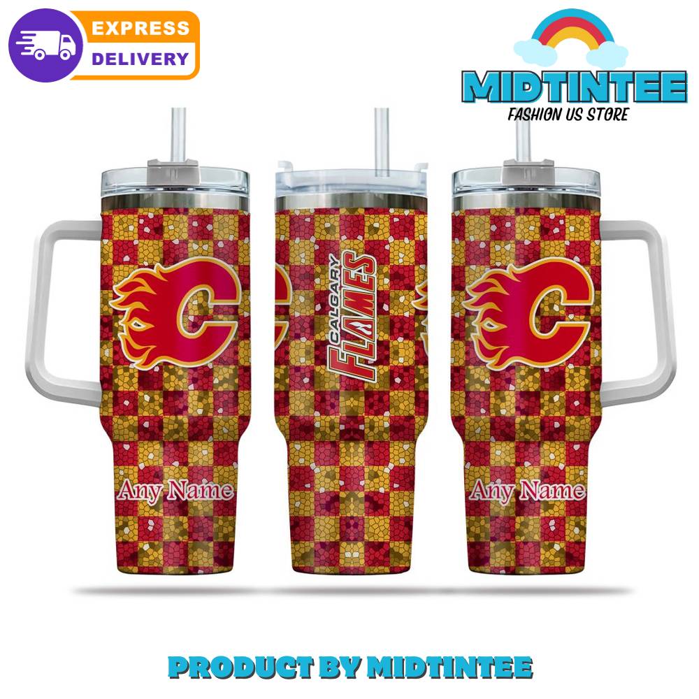 NHL Calgary Flames Special Design 40 oz Stanley Tumbler