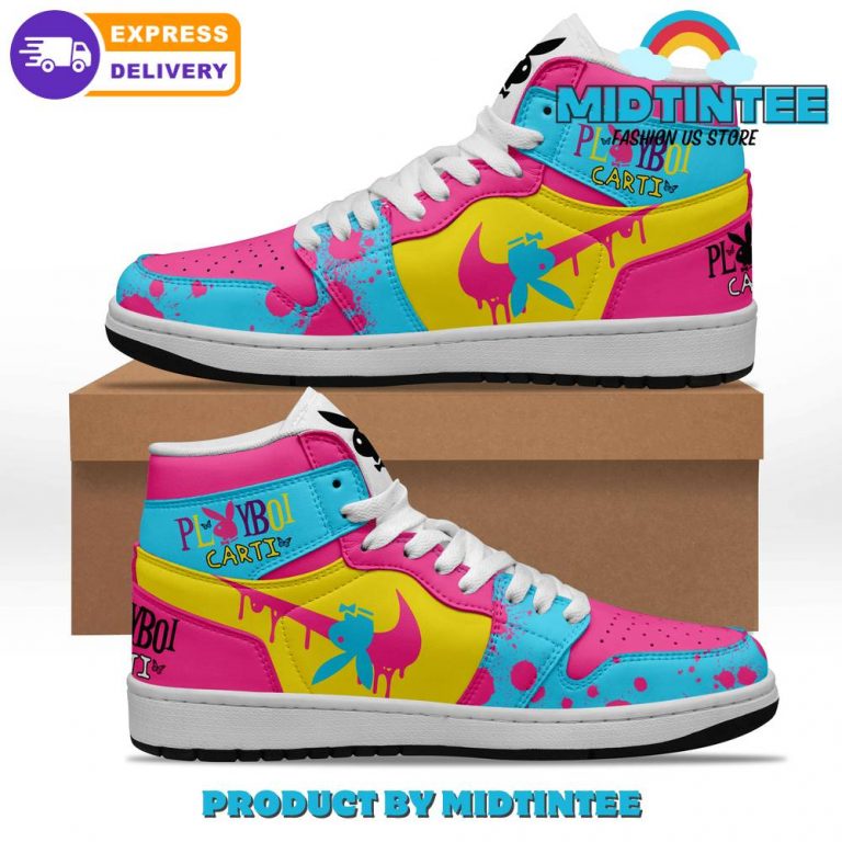 Playboi Carti American Rapper Colorful Nike Air Jordan 1 - Midtintee