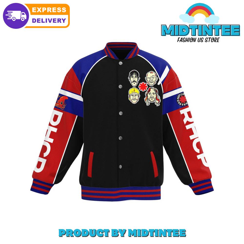 Red Hot Chili Peppers Rock Band Baseball Jacket