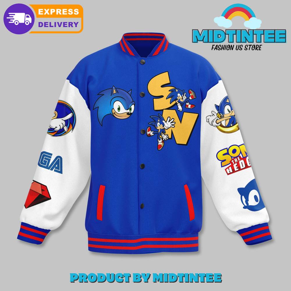 Sonic’s The Name Speed’s My Game Baseball Jacket