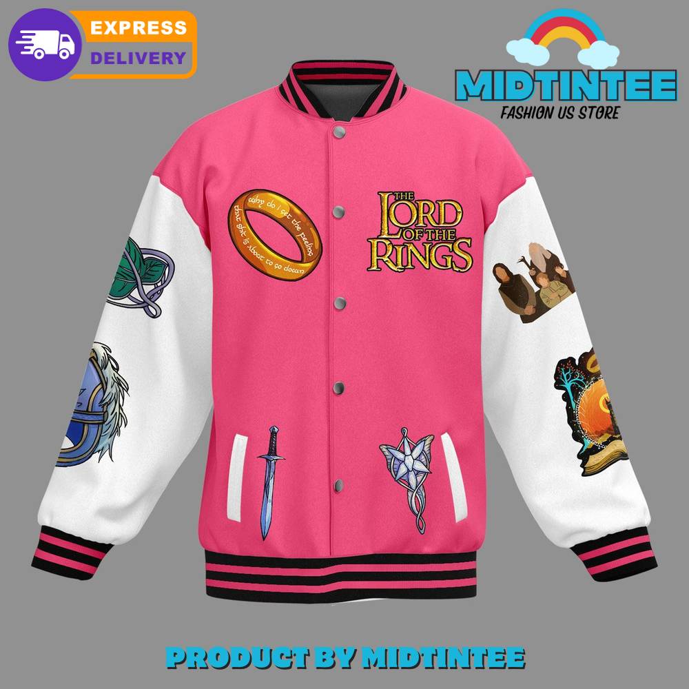 The Lord Of The Rings I Would Simple Walk Baseball Jacket