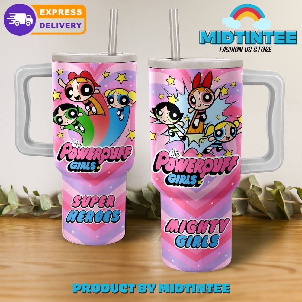 The Powerpuff Girls Super Heroes Stanley Tumbler