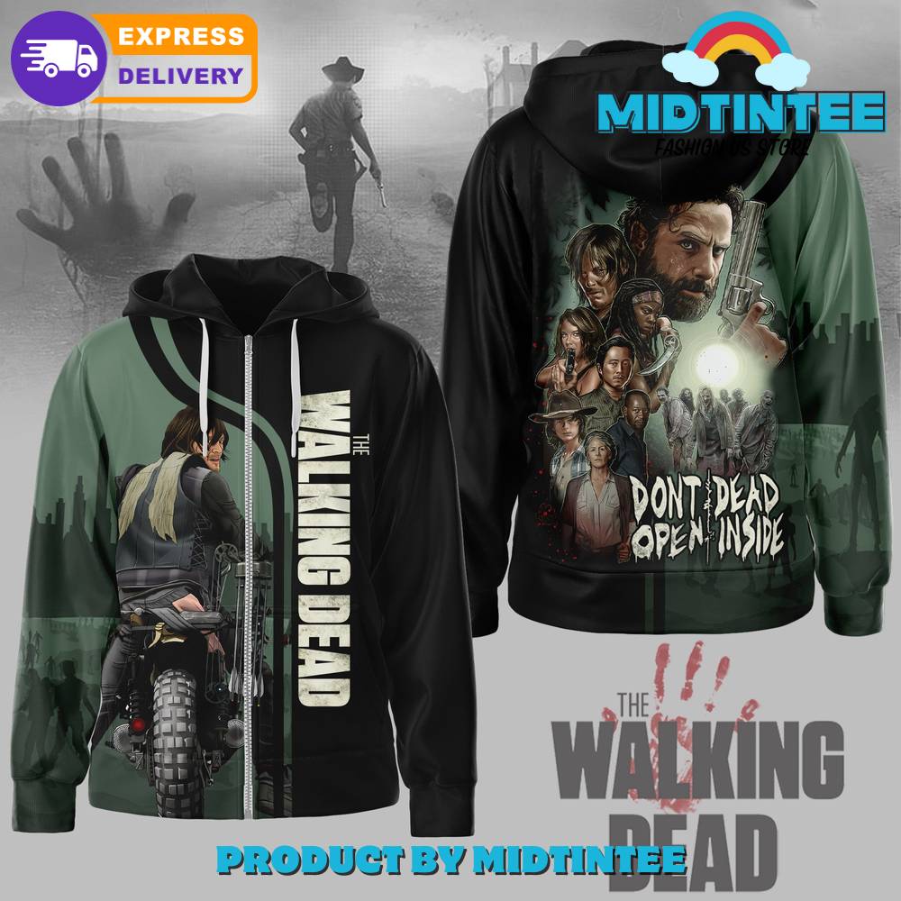 Walking dead zip outlet up hoodies