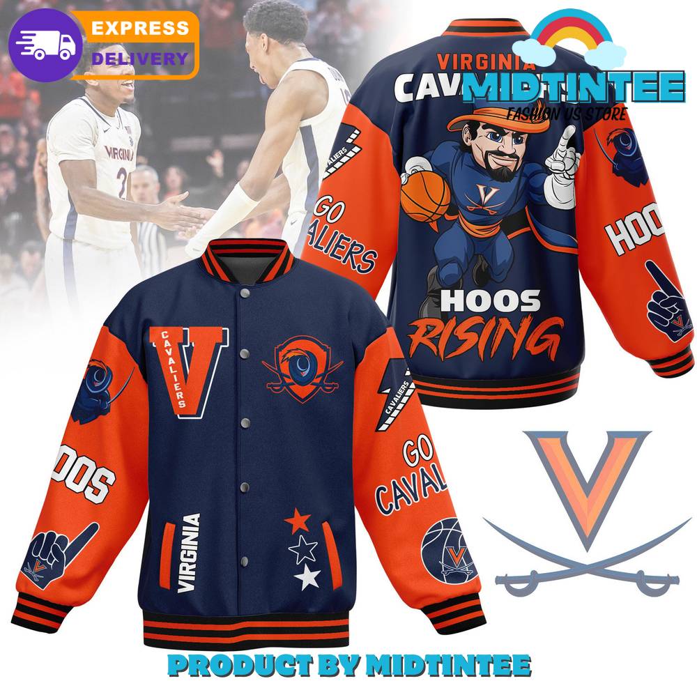 Virginia Cavaliers Hoos Rising Go Cavaliers Baseball Jacket