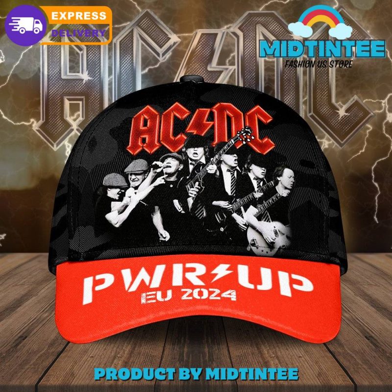 AC DC Rock Band Power Up 2024 Cap - Midtintee