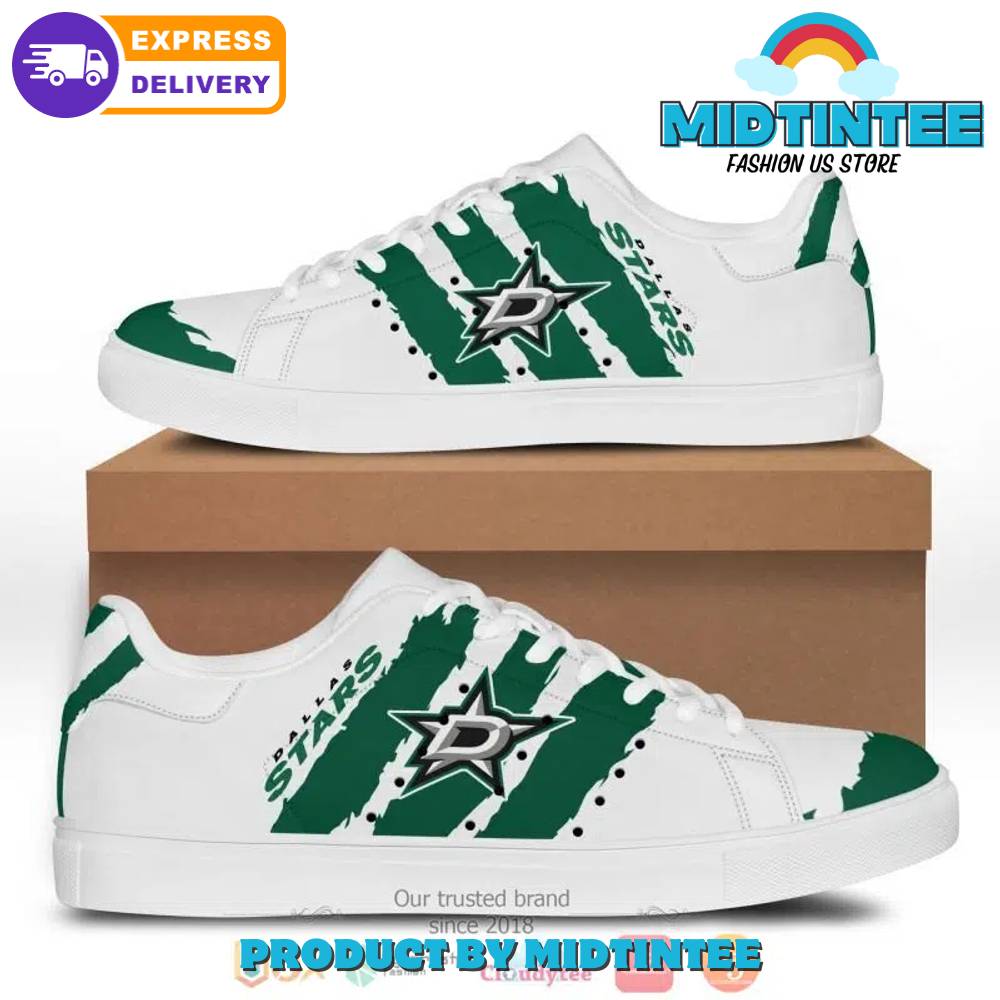 Dallas Star Hockey Green Stan Smith Shoes