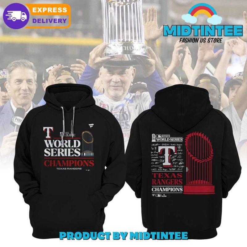 Texas Rangers World Series 2024 Hoodie - Midtintee