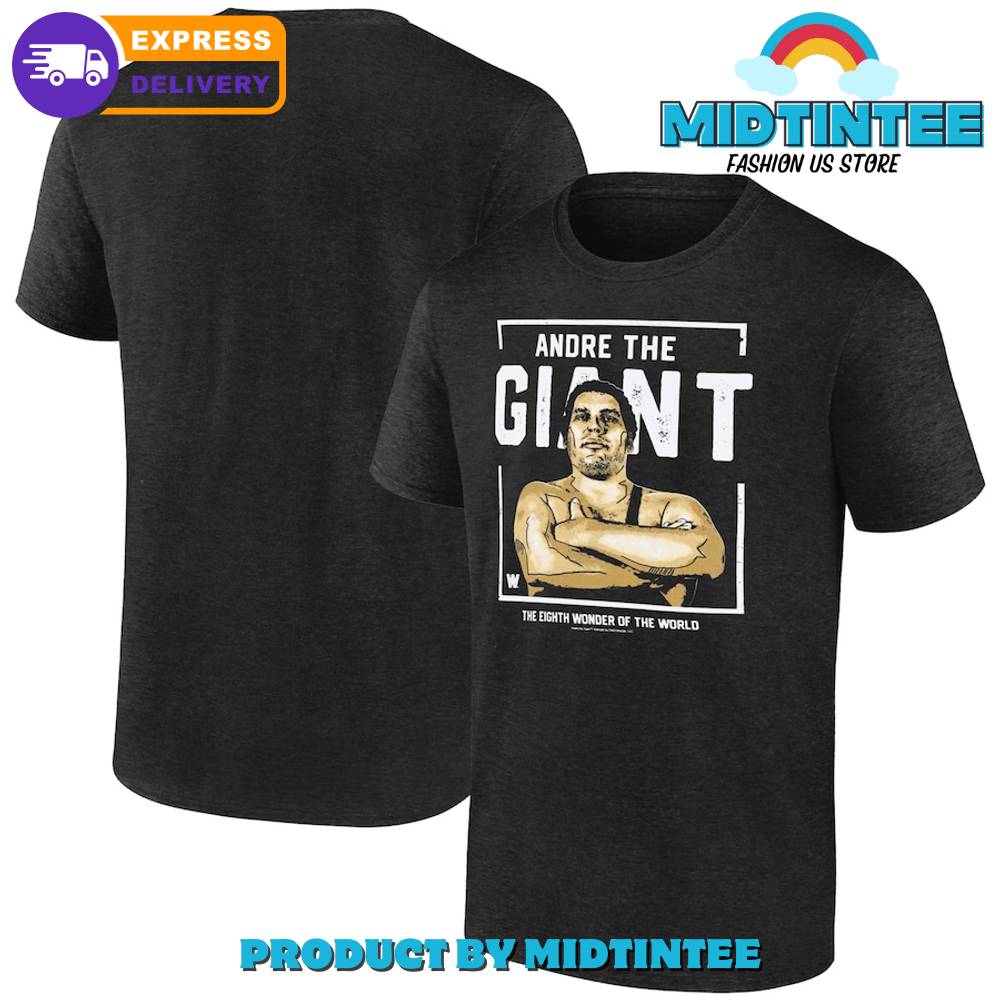 500 Level Black Andre The Giant Intimidation Tri Blend Shirt