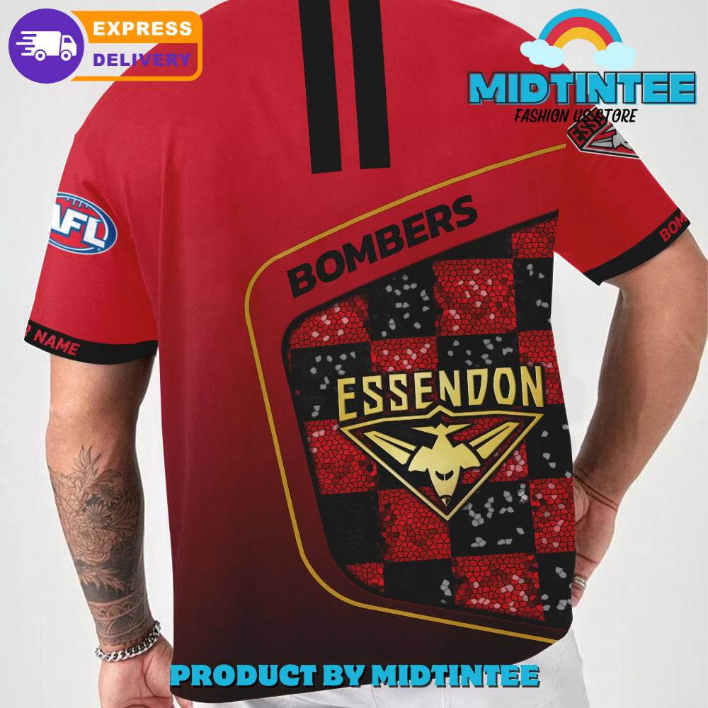 AFL Essendon FC Personalized 3D T-Shirt Limited Edition