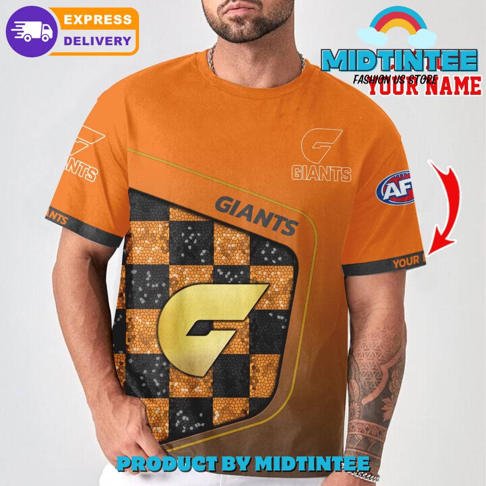 AFL GWS GIANTS Personalized 3D T-Shirt Limited Edition