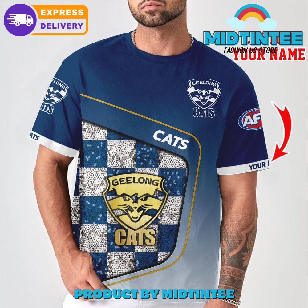 AFL Geelong FC Personalized 3D T-Shirt Limited Edition