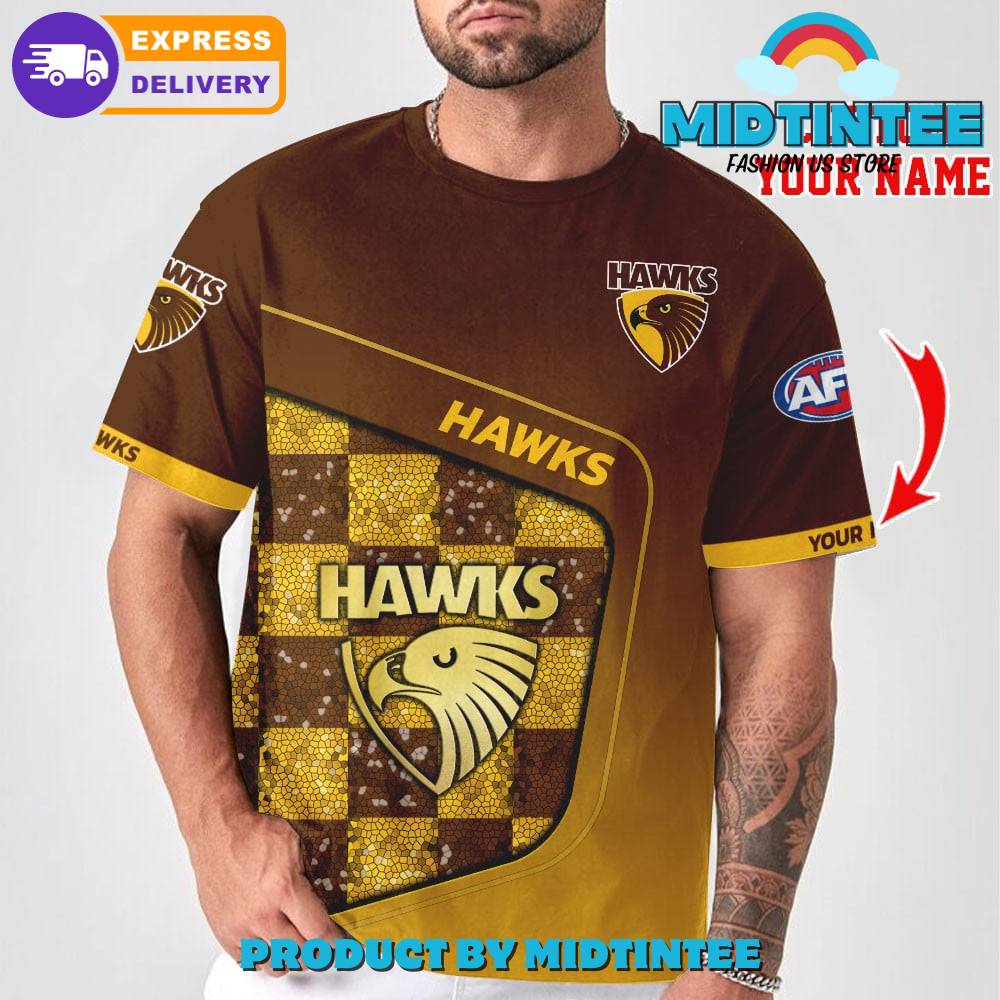 AFL Hawthorn FC Personalized 3D T-Shirt Limited Edition