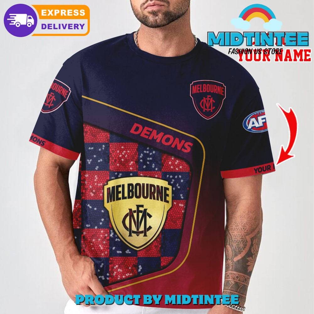 AFL Melbourne FC Personalized 3D T-Shirt Limited Edition